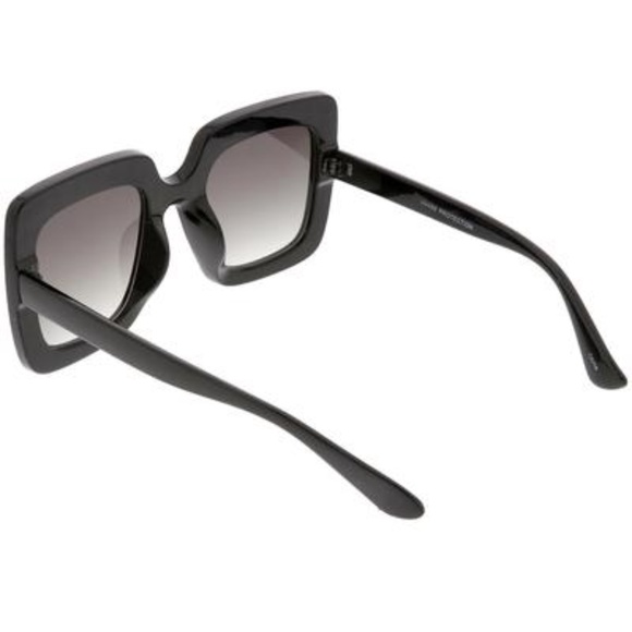 😎*ONE LEFT* Oversized Square Bling Sunglasses New - Picture 5 of 5